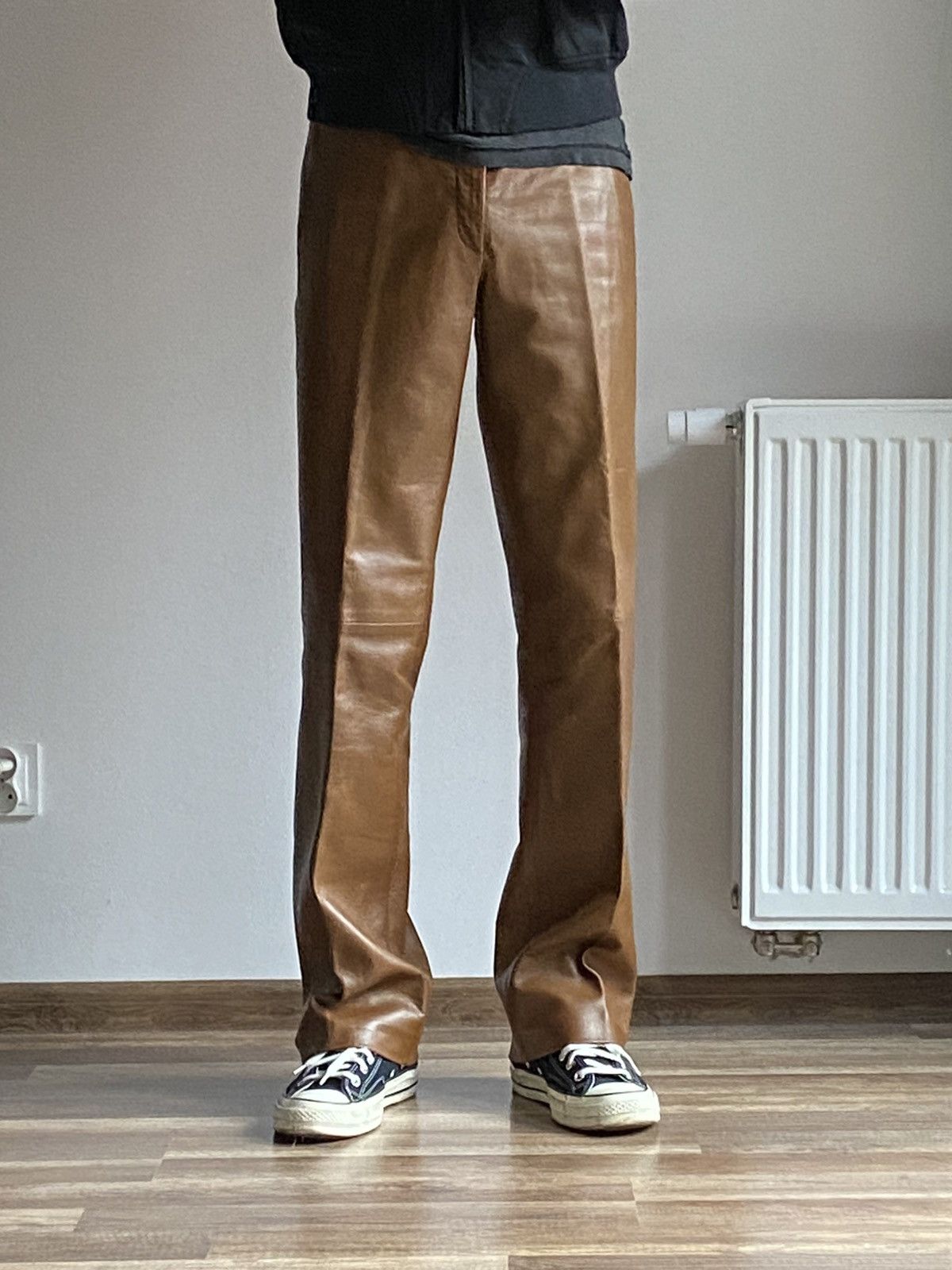 Gucci tom ford gucci by tom ford flared leather pants grailed