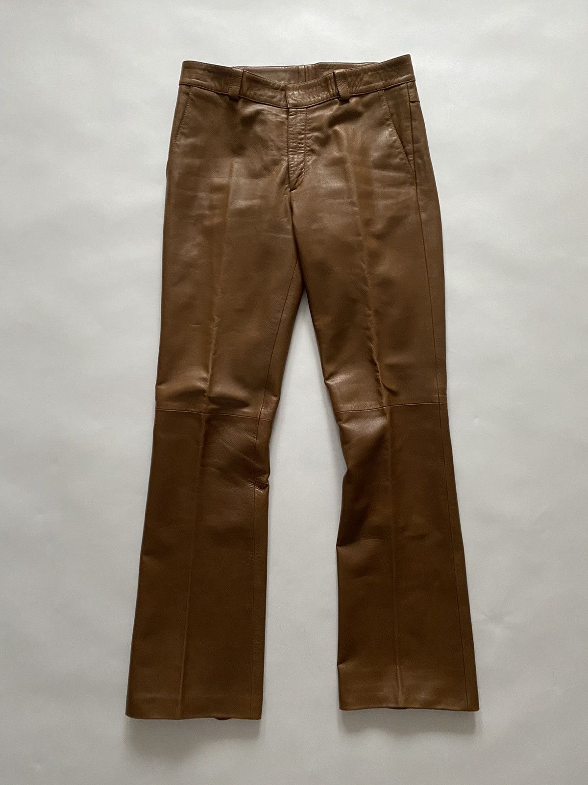 Gucci Gucci by Tom Ford Flared Leather Pants Size US 30 / EU 46 - 3 Thumbnail