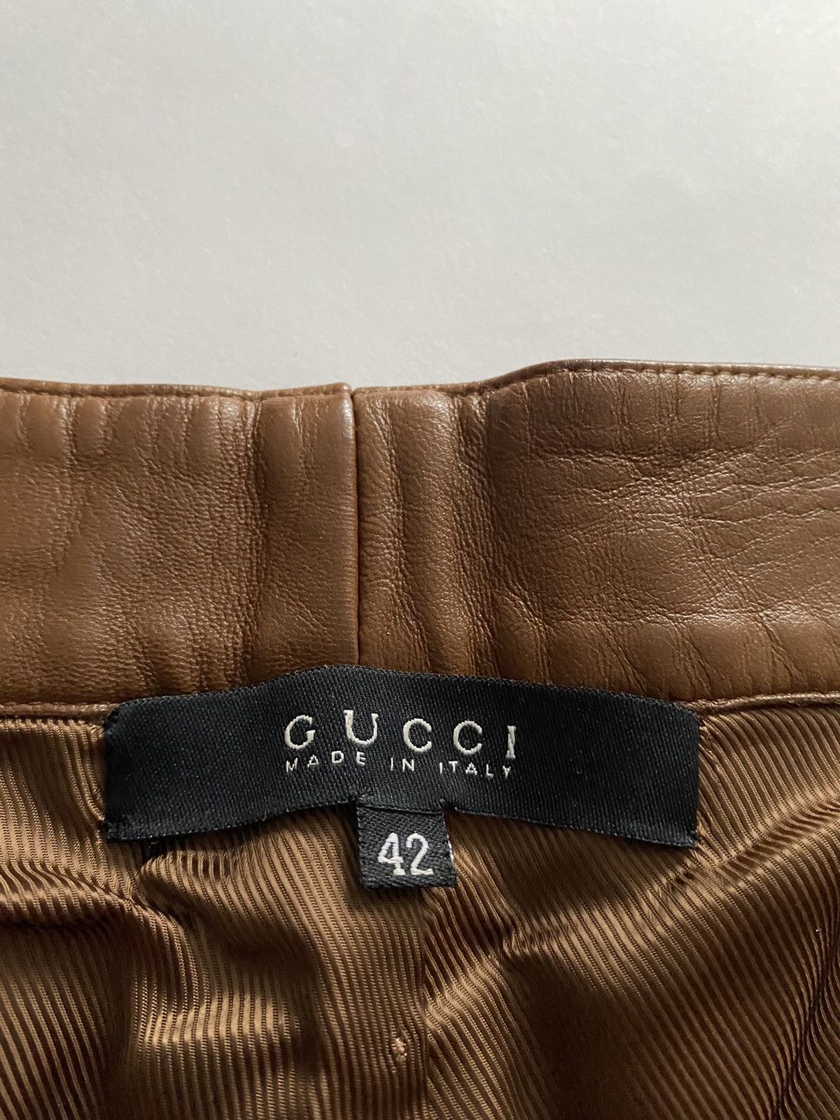 Gucci Gucci by Tom Ford Flared Leather Pants Size US 30 / EU 46 - 7 Thumbnail