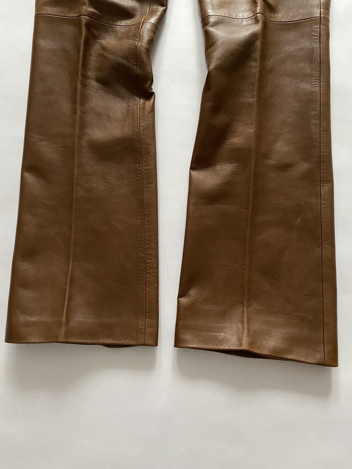 Gucci Gucci by Tom Ford Flared Leather Pants Size US 30 / EU 46 - 9 Thumbnail