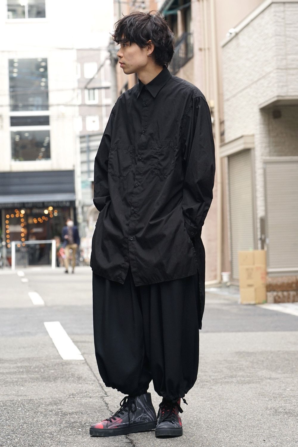Yohji Yamamoto Yohji Yamamoto Pour Homme - W/Gabardine Balloon Pants Size US 30 / EU 46 - 10 Thumbnail