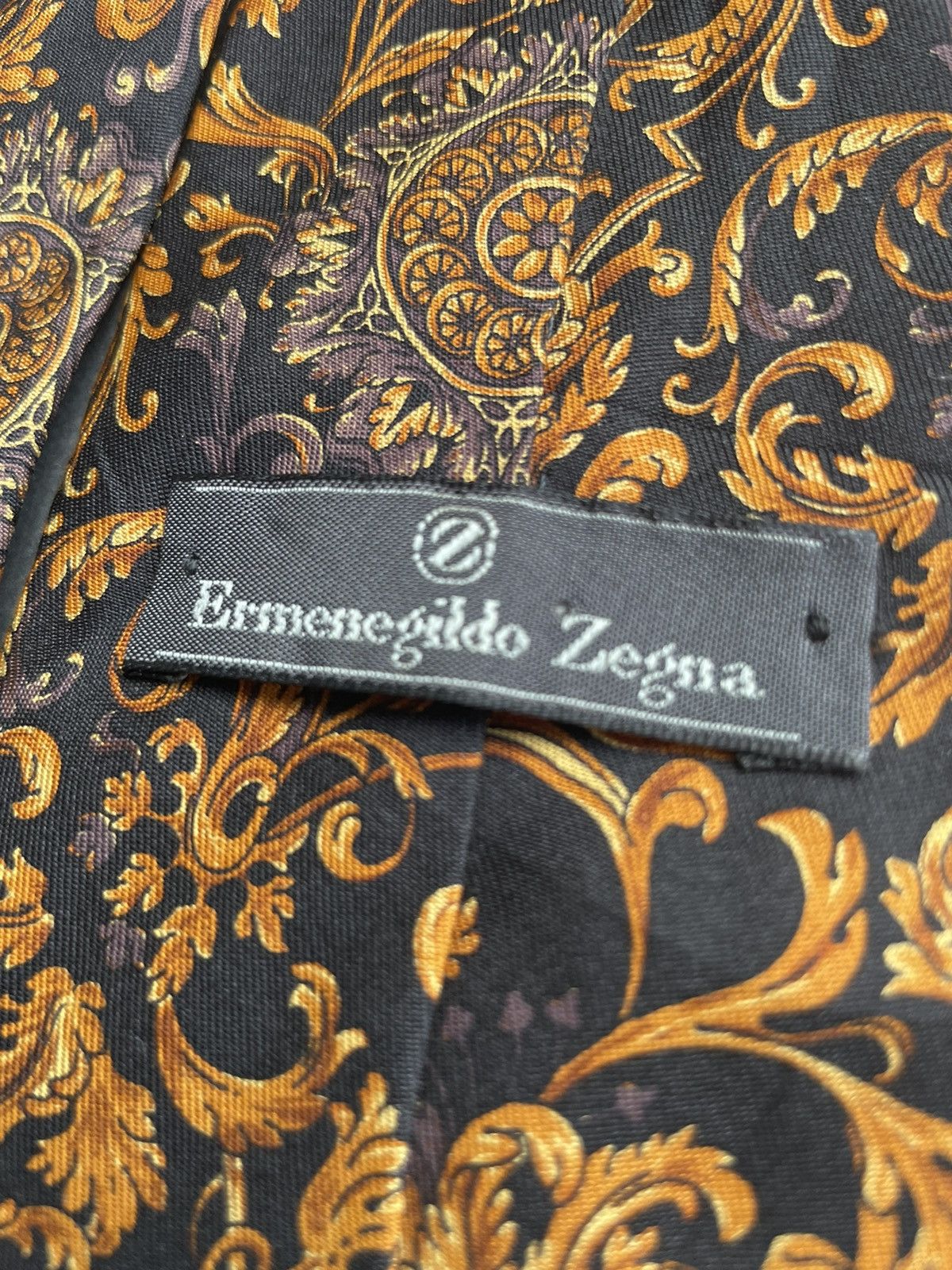 Designer Ermenegildo Zegna Tie Size ONE SIZE - 4 Thumbnail