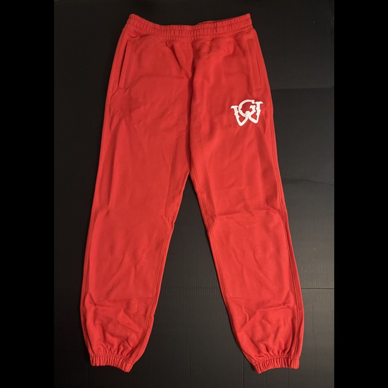 Odd Future Golf Wang GW University Varsity Baseball Sweatpants - Red MD ...