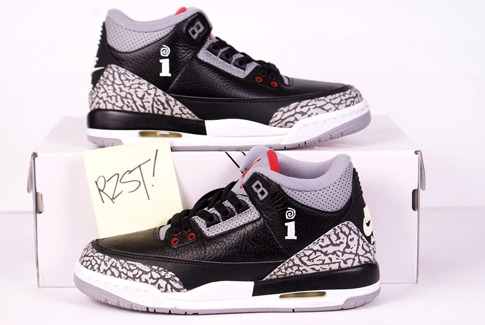 Jordan 3 Retro Interscope Records Black Cement Men's - Sneakers - US