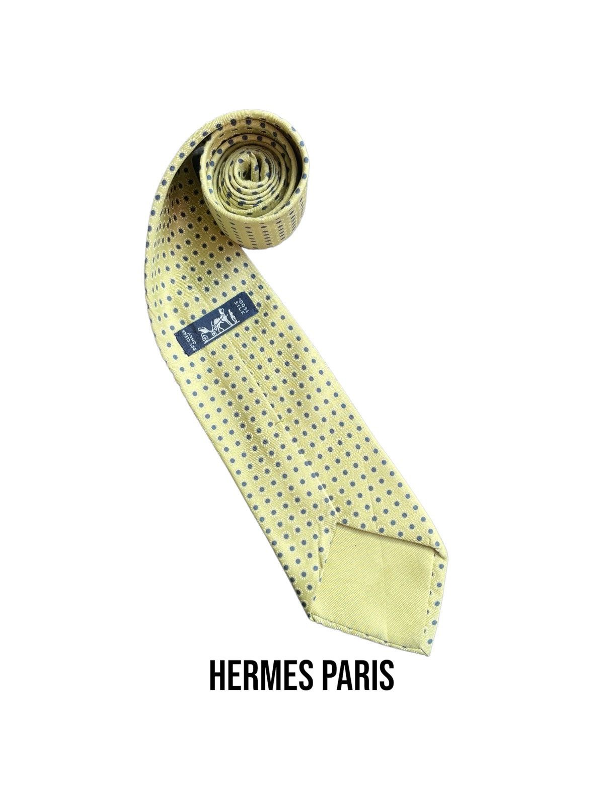 Hermes Paris Polkadot Tie