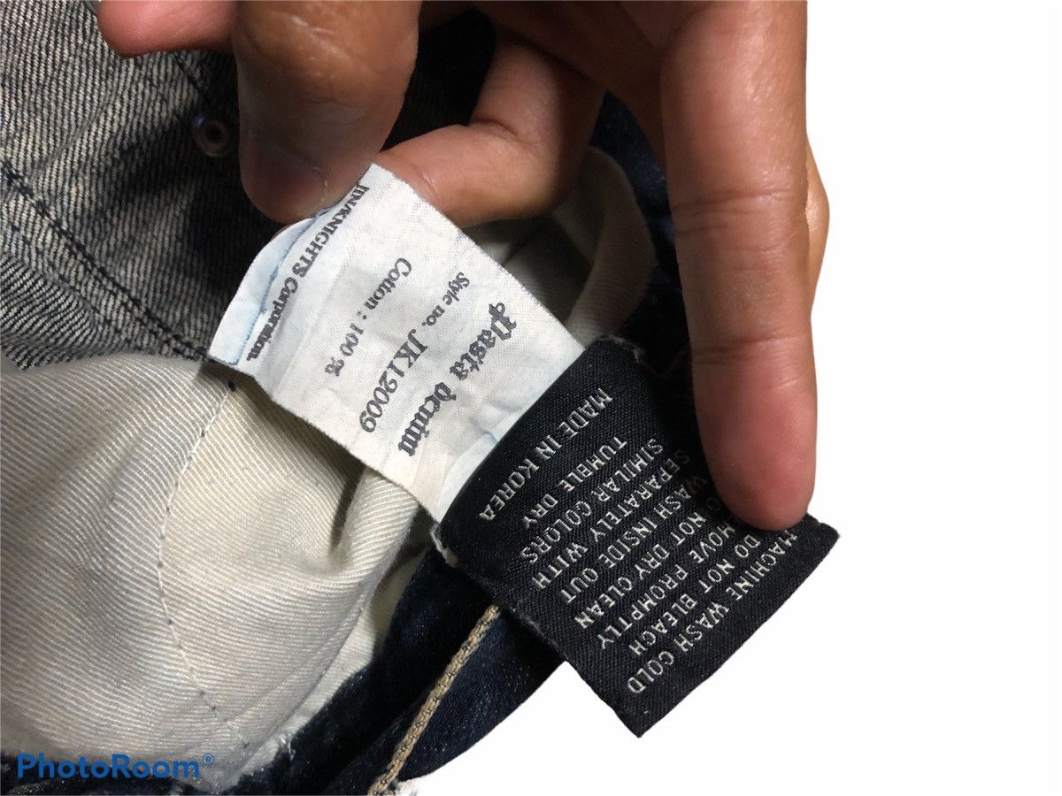 Hypebeast STUDDED ZIPPER DISTRESSED DENIM BY PASTA DENIM Size US 31 - 7 Thumbnail
