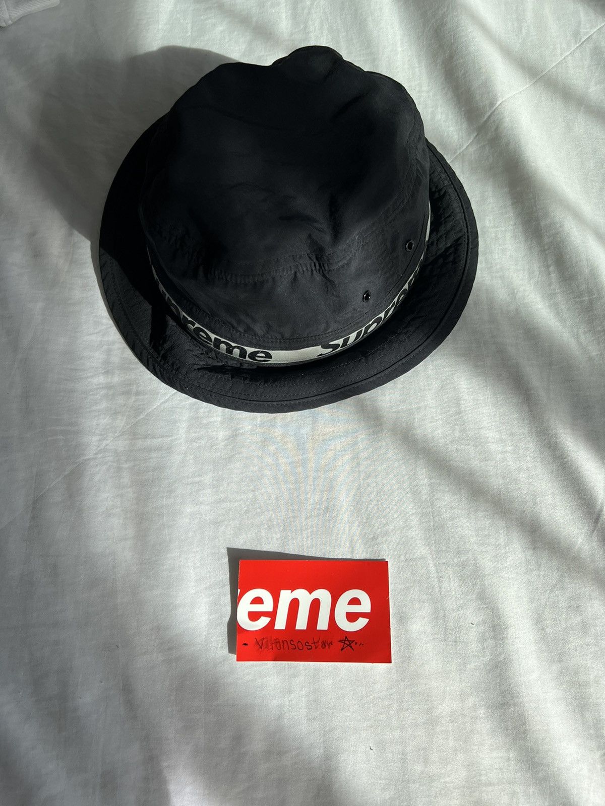 Supreme Supreme Zip Pocket Crusher Bucket Hat sz M/L | Grailed
