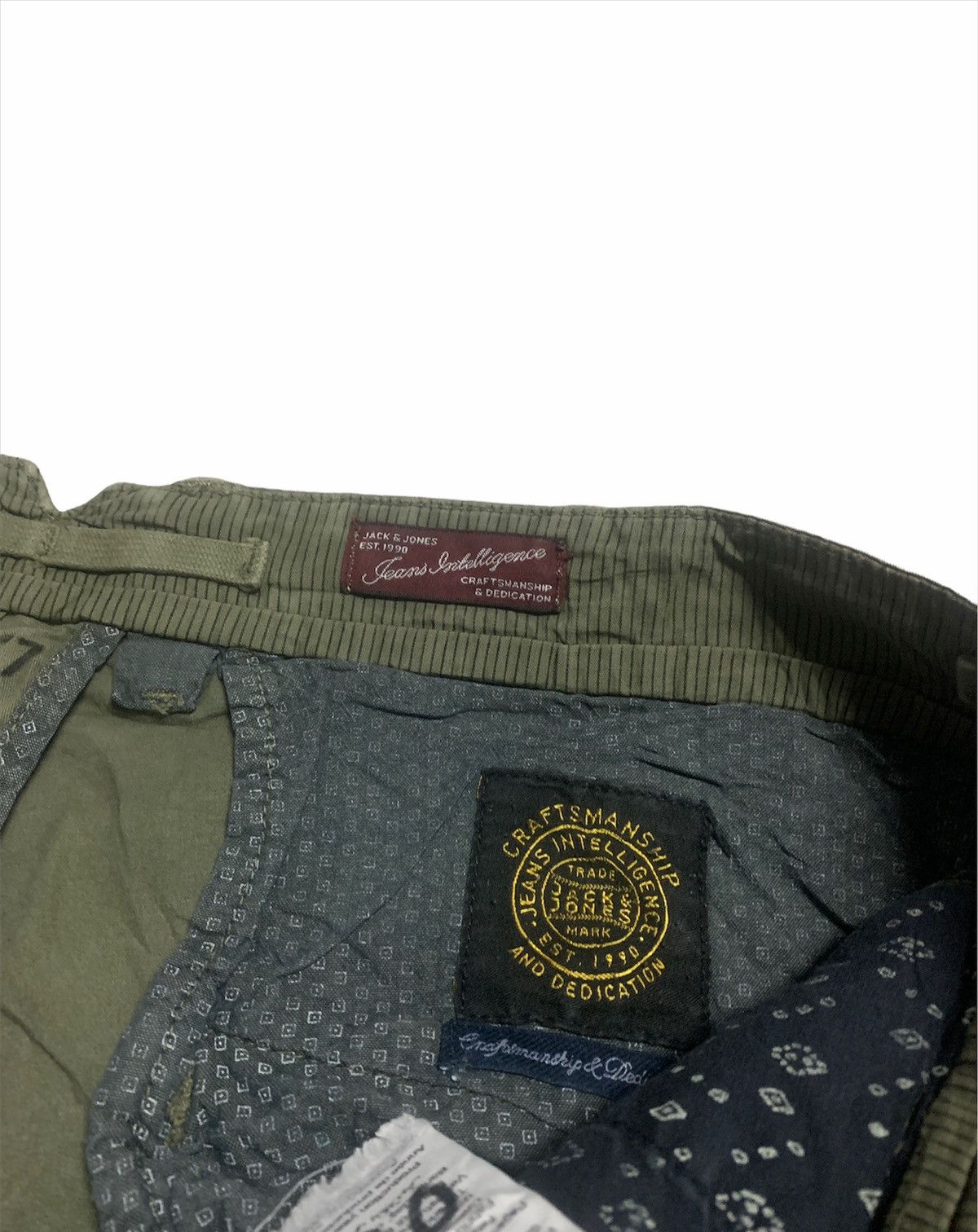 Jack & Jones Jack & Jones slim fit olive green cargo pants Size US 37 - 5 Thumbnail