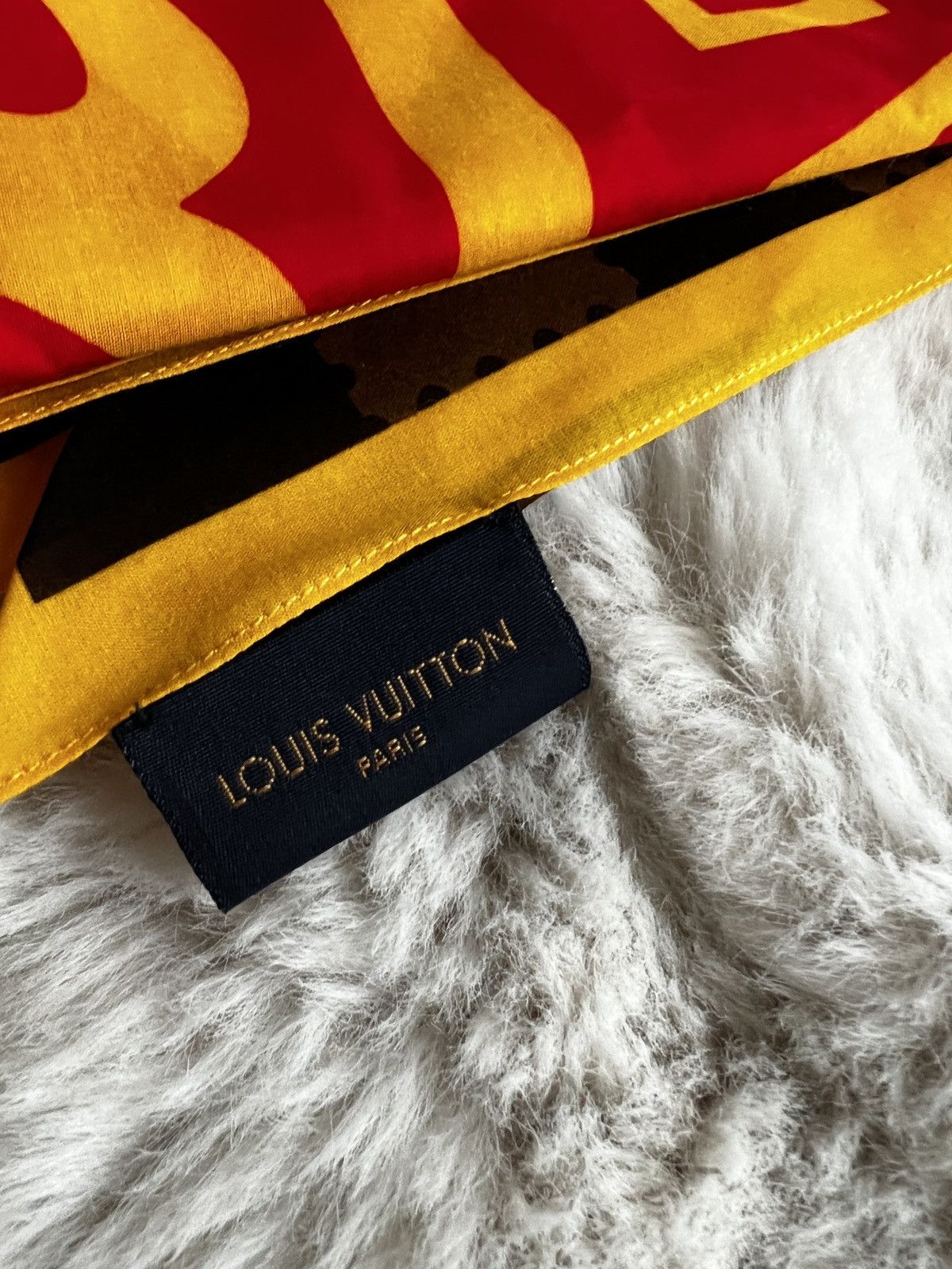 Louis Vuitton × Nigo Louis Vuitton Nigo Damier Bandana Human Made LV2 Virgil Size ONE SIZE - 6 Thumbnail