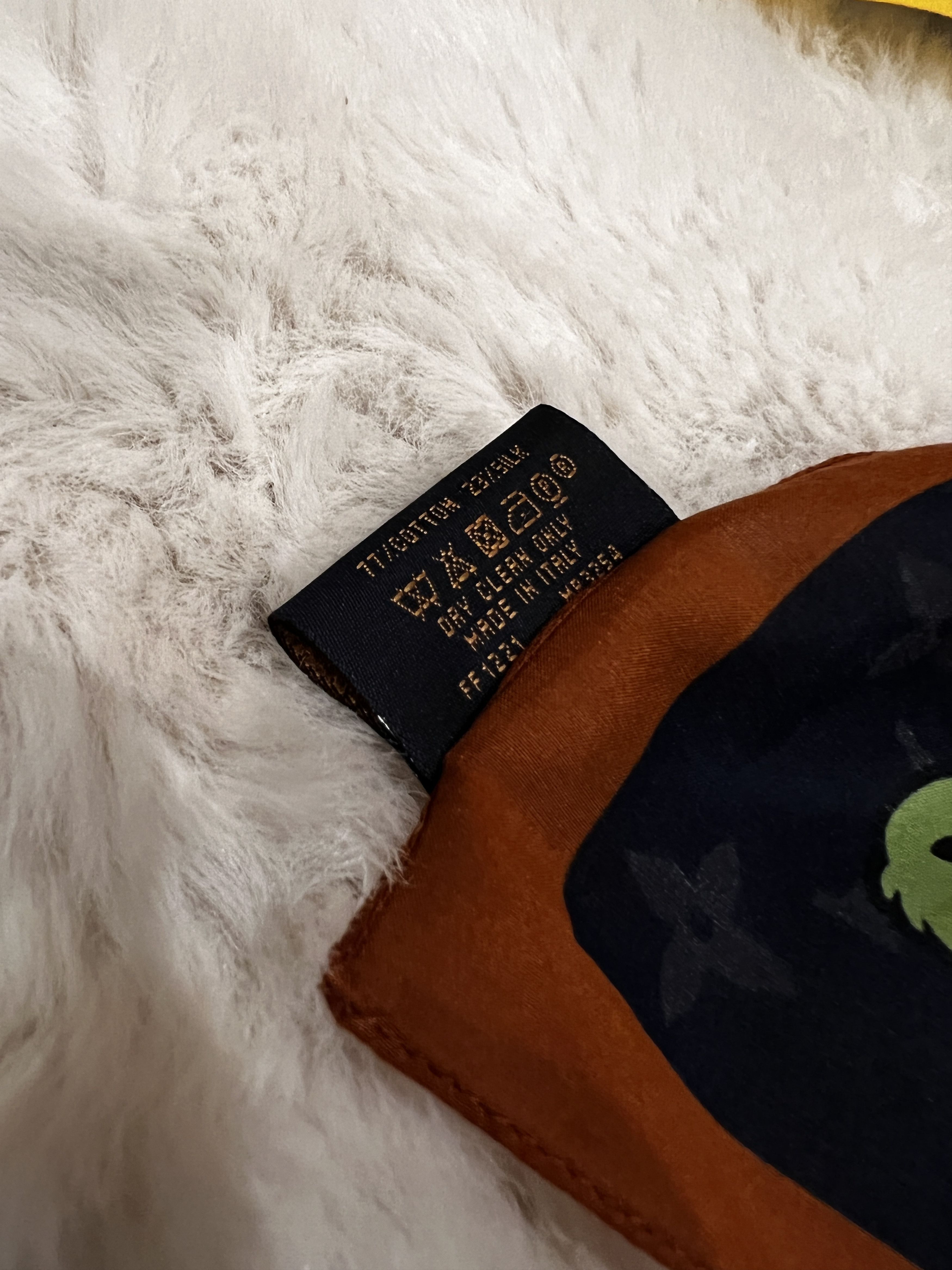 Louis Vuitton × Nigo Louis Vuitton Nigo Damier Bandana Human Made LV2 Virgil Size ONE SIZE - 2 Thumbnail