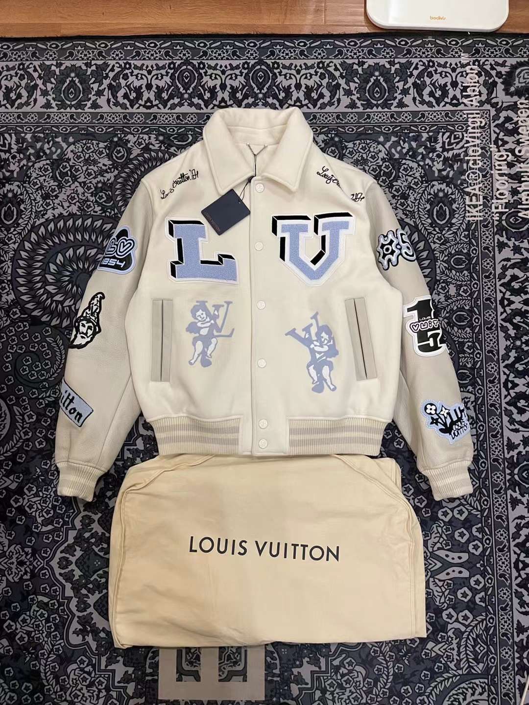 Louis Vuitton Louis Vuitton varsity jacket, Grailed