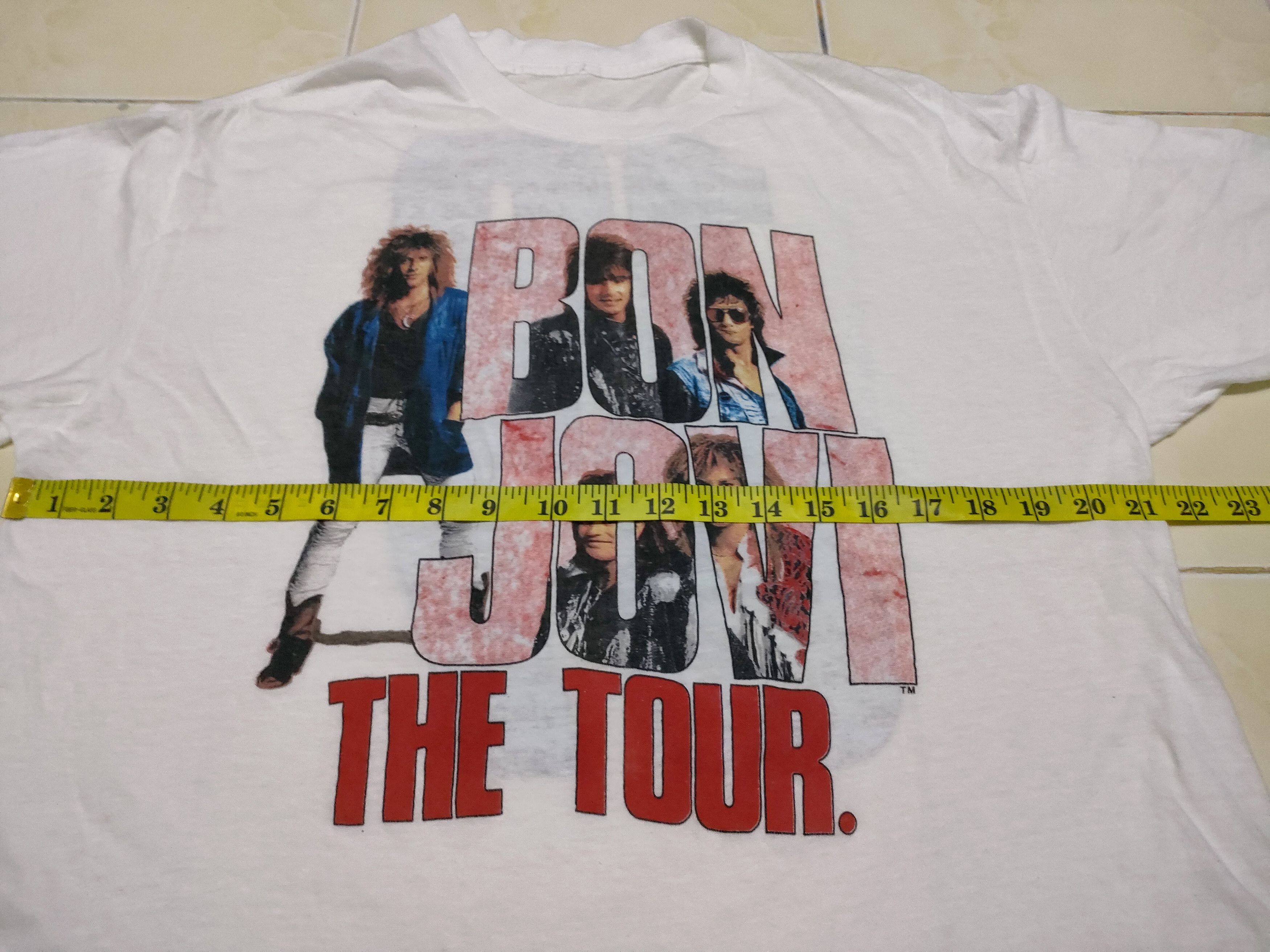 Vintage Bon Jovi 87 Tour Music Rock Tee