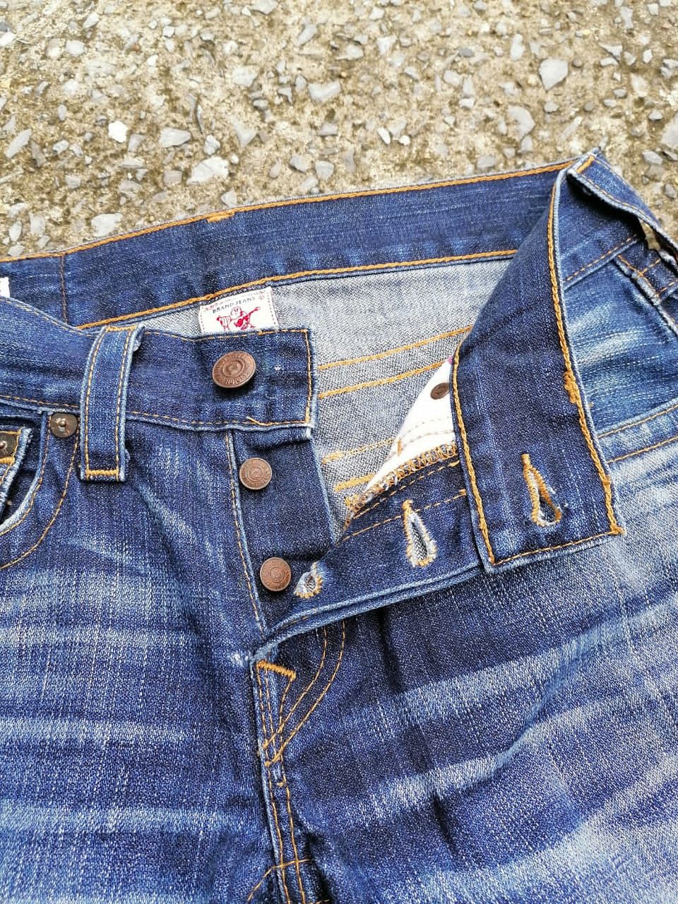 True Religion True Religion Fly Button Denim Jeans Size US 31 - 2 Thumbnail