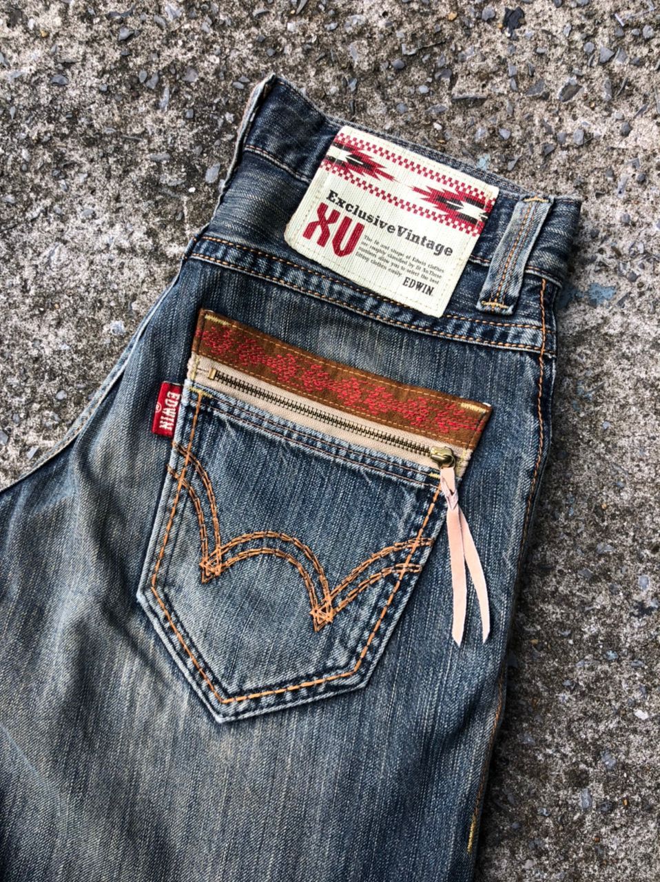 Edwin × Japanese Brand Edwin XV Nice Design Denim Jeans Size US 30 / EU 46 - 4 Thumbnail