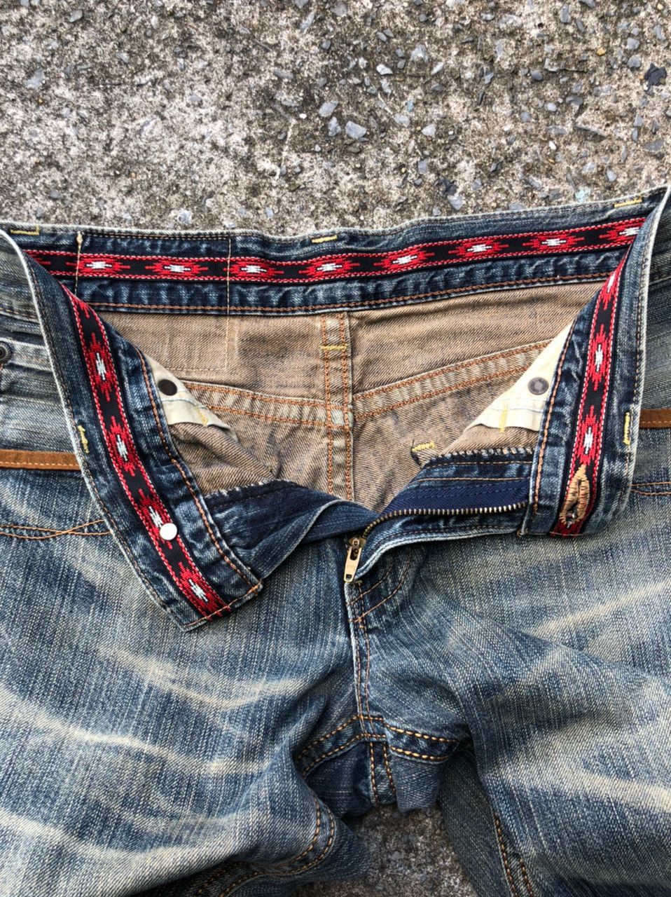 Edwin × Japanese Brand Edwin XV Nice Design Denim Jeans Size US 30 / EU 46 - 2 Thumbnail