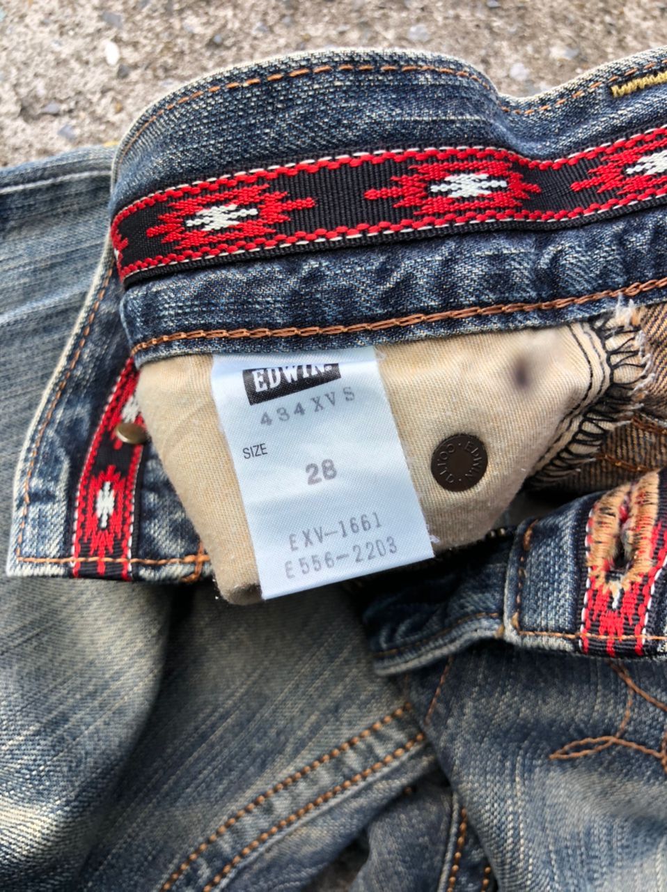 Edwin × Japanese Brand Edwin XV Nice Design Denim Jeans Size US 30 / EU 46 - 3 Thumbnail