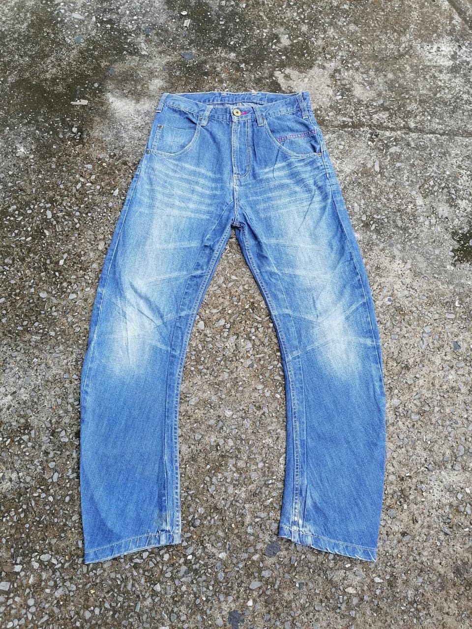Beams Plus × Japanese Brand Beams Buckle Denim Jeans Size US 31 - 1 Thumbnail