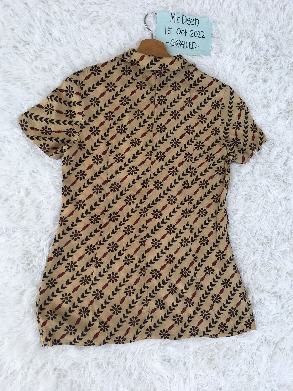 Comme des Garcons Rare Vintage CDG Comme Des Garcons Tricot Florals Shirt Size S / US 4 / IT 40 - 14 Thumbnail
