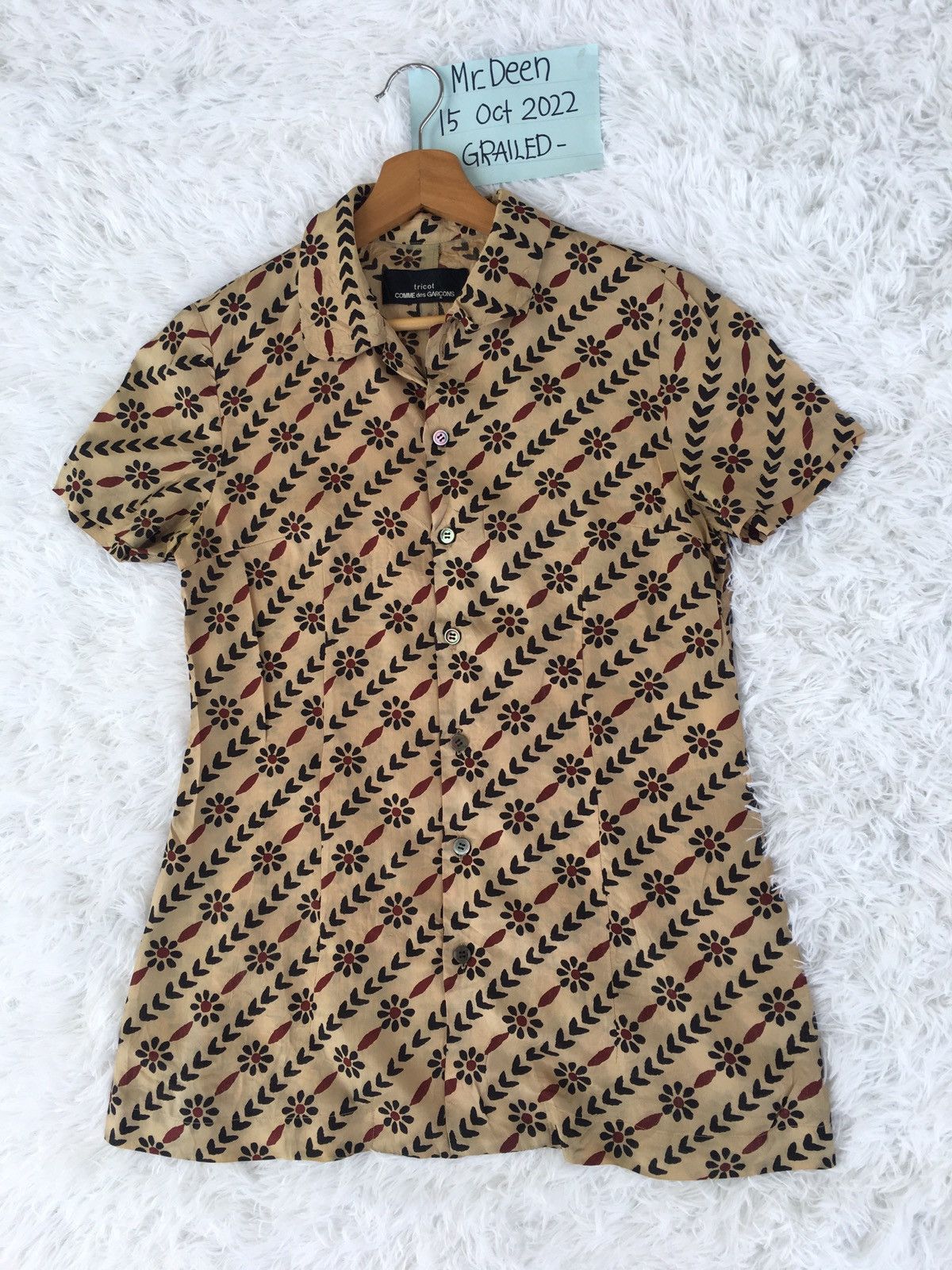 Comme des Garcons Rare Vintage CDG Comme Des Garcons Tricot Florals Shirt Size S / US 4 / IT 40 - 4 Thumbnail