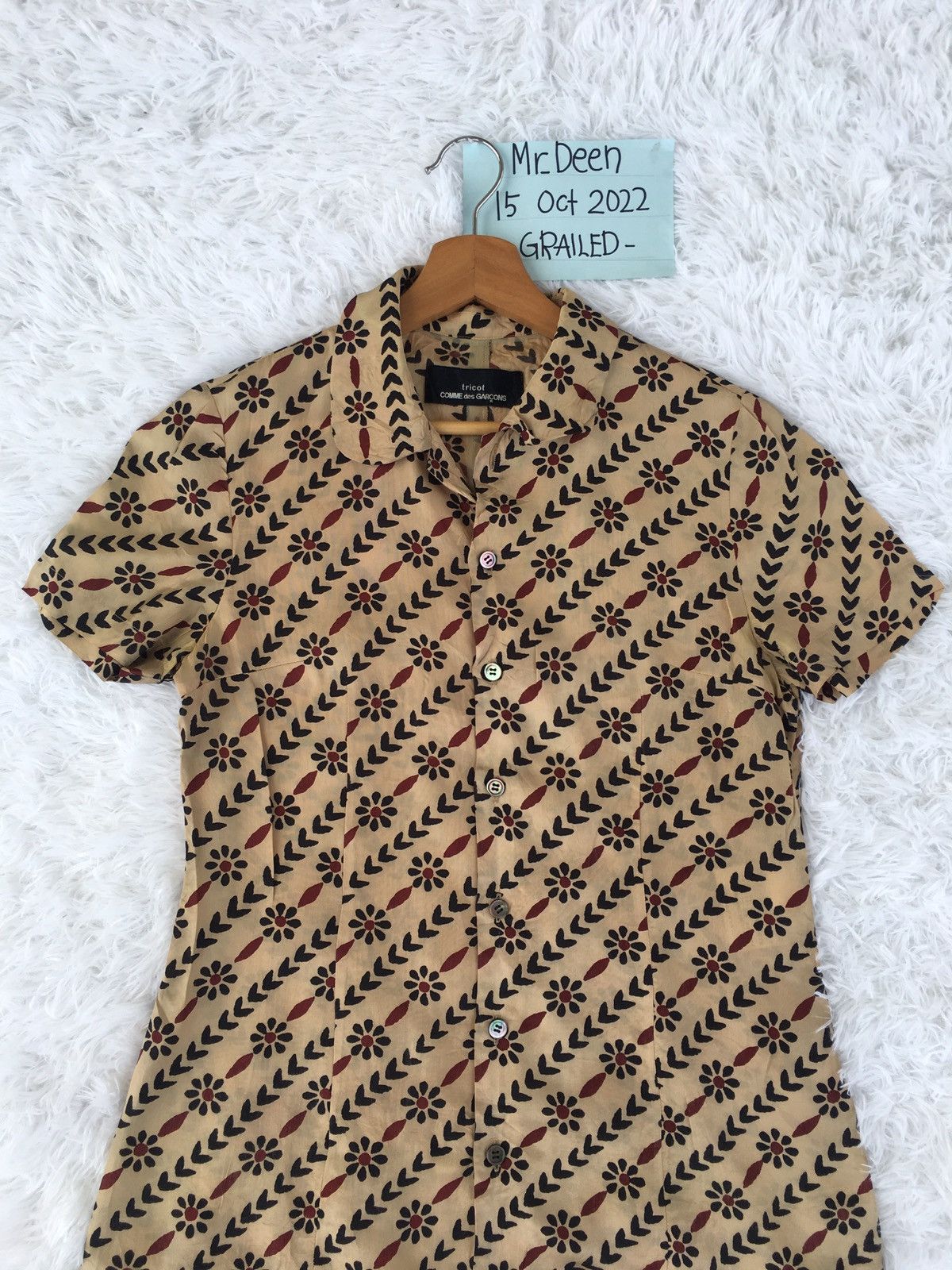 Comme des Garcons Rare Vintage CDG Comme Des Garcons Tricot Florals Shirt Size S / US 4 / IT 40 - 1 Thumbnail