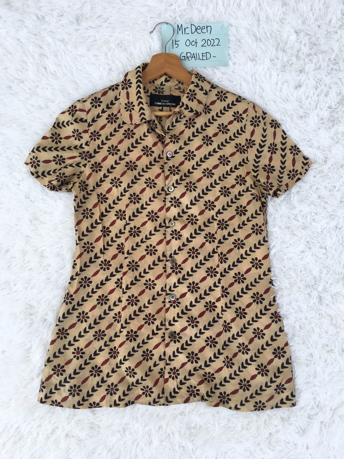 Comme des Garcons Rare Vintage CDG Comme Des Garcons Tricot Florals Shirt Size S / US 4 / IT 40 - 2 Thumbnail