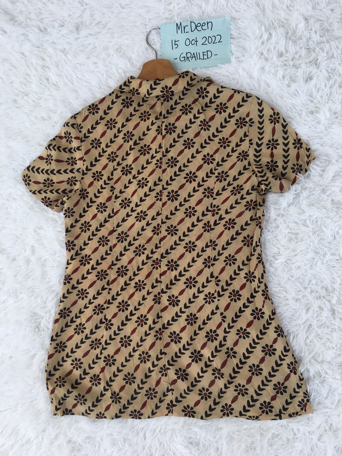 Comme des Garcons Rare Vintage CDG Comme Des Garcons Tricot Florals Shirt Size S / US 4 / IT 40 - 15 Thumbnail