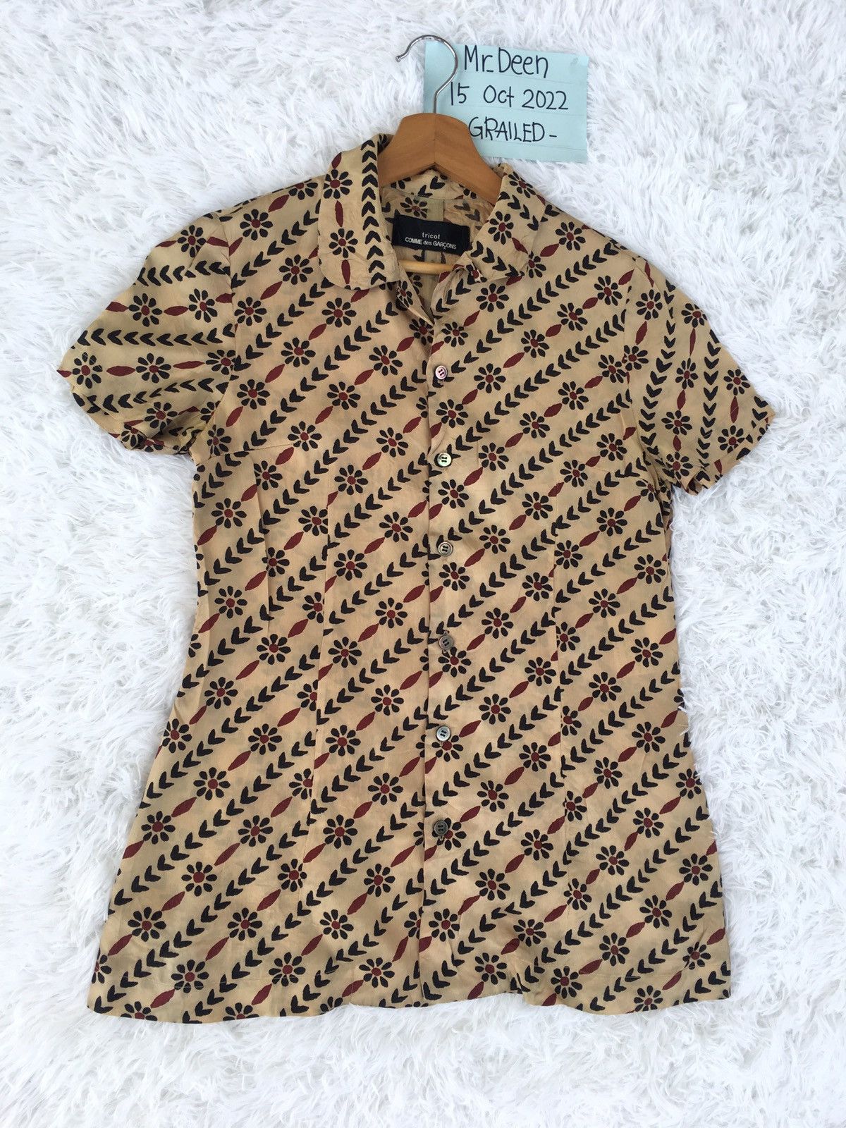 Comme des Garcons Rare Vintage CDG Comme Des Garcons Tricot Florals Shirt Size S / US 4 / IT 40 - 3 Thumbnail