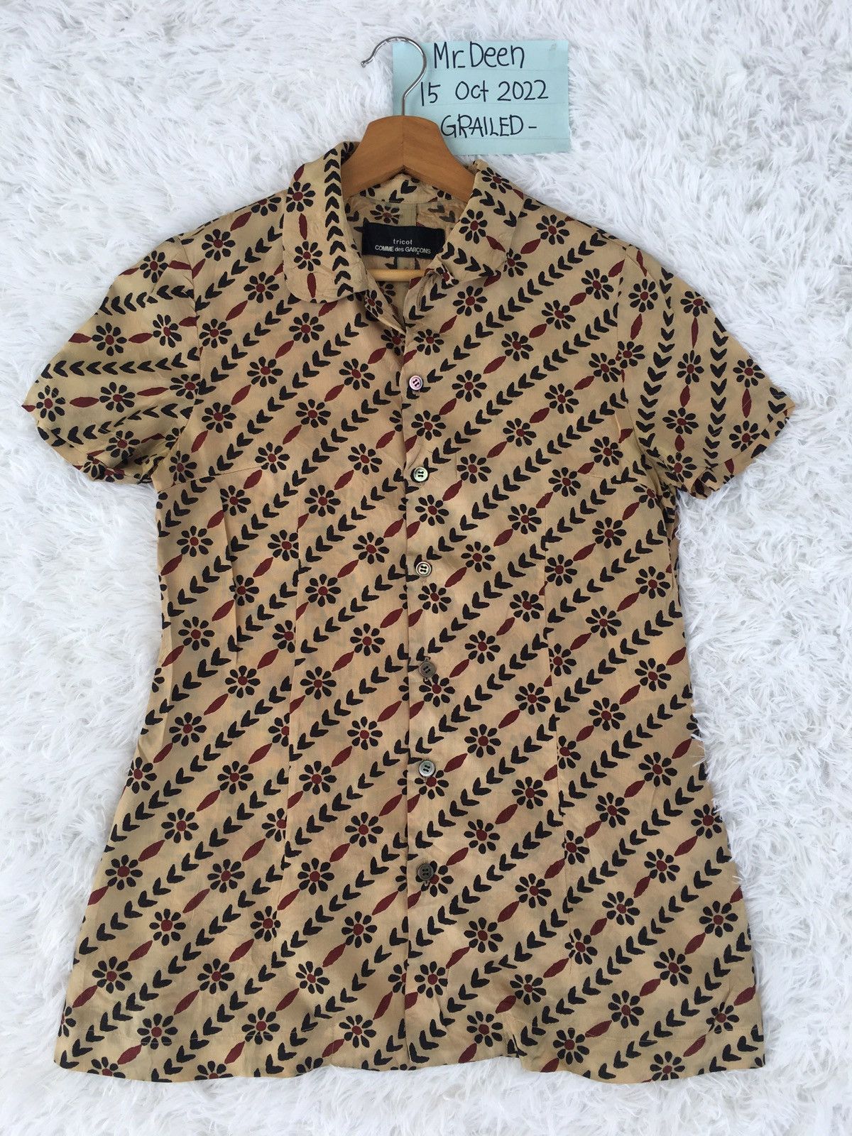Comme des Garcons Rare Vintage CDG Comme Des Garcons Tricot Florals Shirt Size S / US 4 / IT 40 - 5 Thumbnail