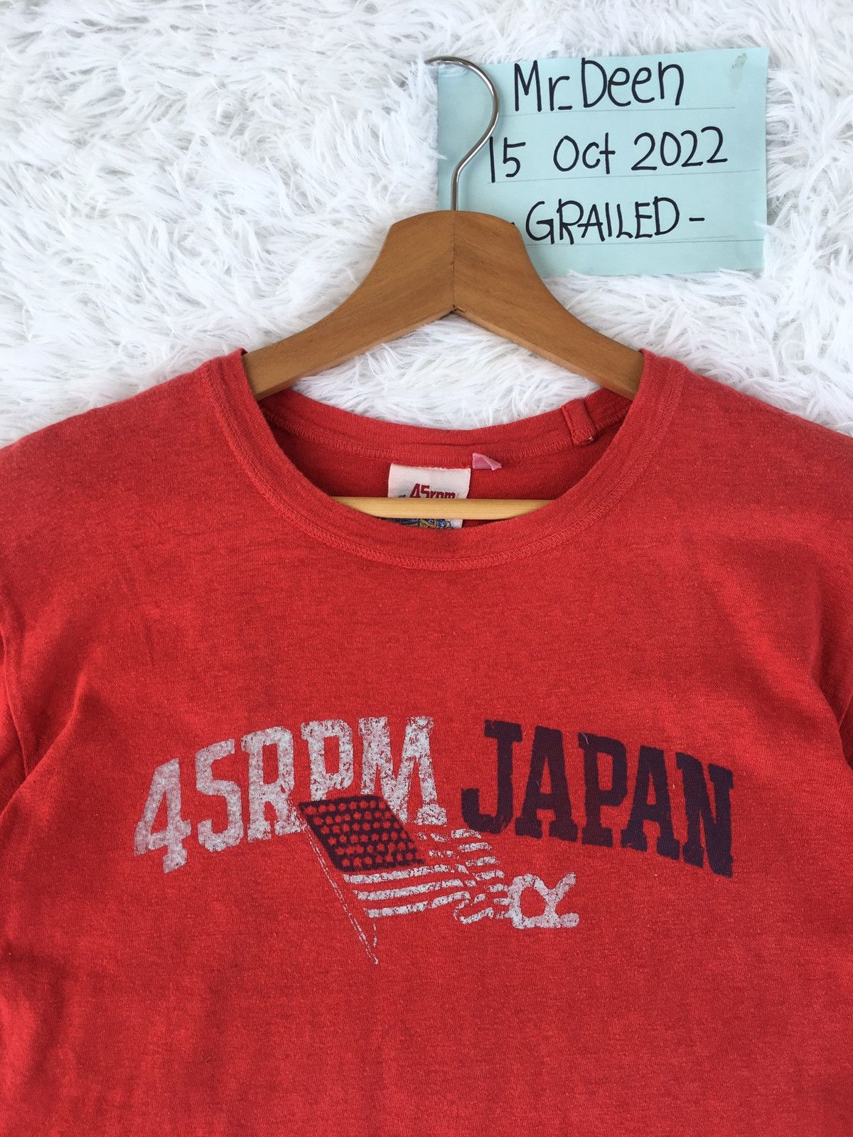45rpm Rare Vintage 45rpm Japanese Brand Spellout Tshirt Size US M / EU 48-50 / 2 - 1 Thumbnail