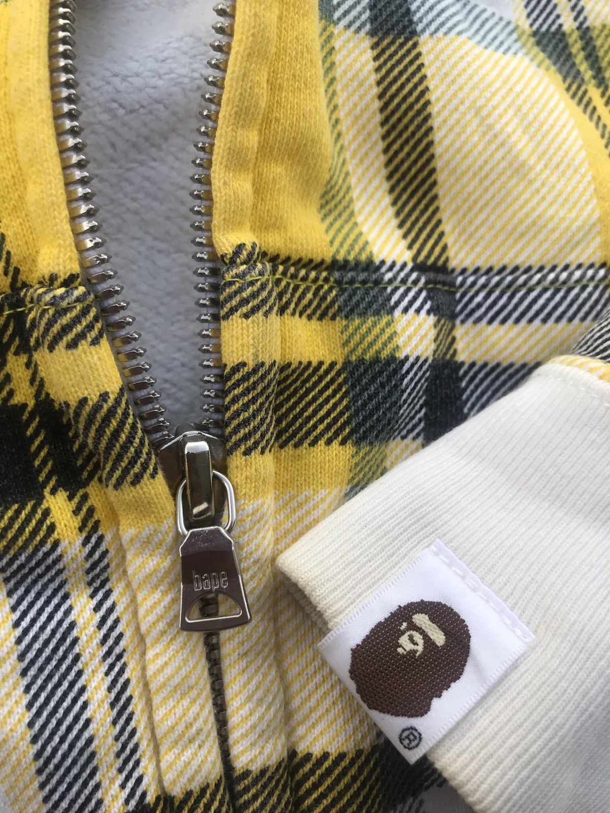 Bape Bape Check Full Zip Hoodie Size US M / EU 48-50 / 2 - 4 Thumbnail
