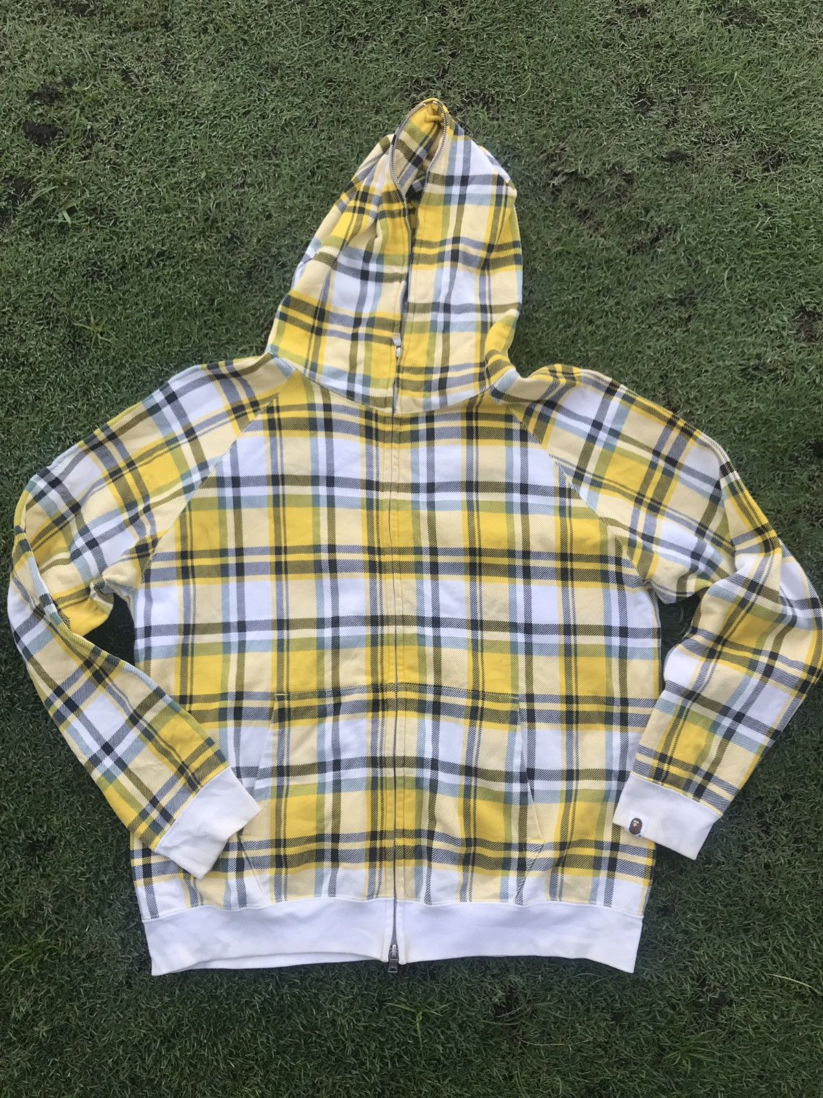 Bape Bape Check Full Zip Hoodie Size US M / EU 48-50 / 2 - 1 Thumbnail