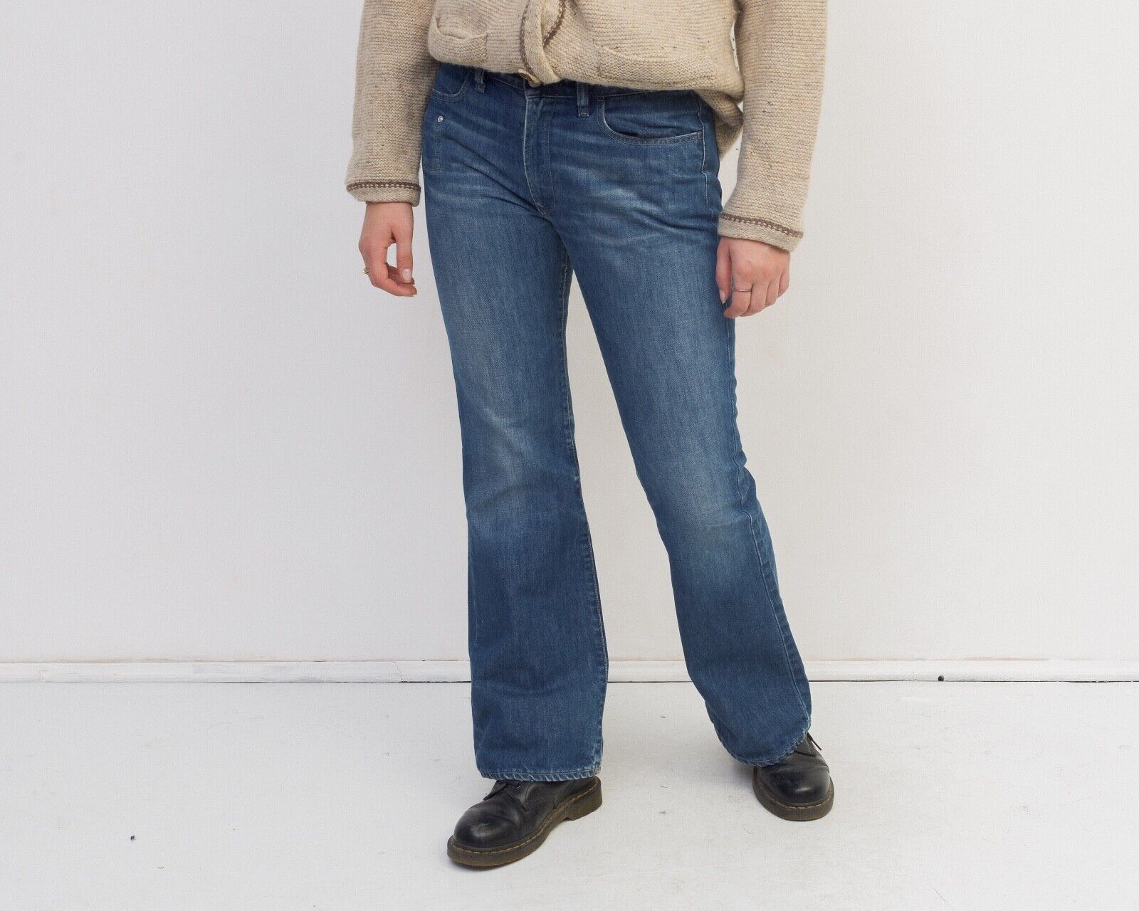 Diesel × Vintage Women Jeans Denim Trousers Pants W31 Bottoms Zip Fly Italy Size 31" - 1 Thumbnail