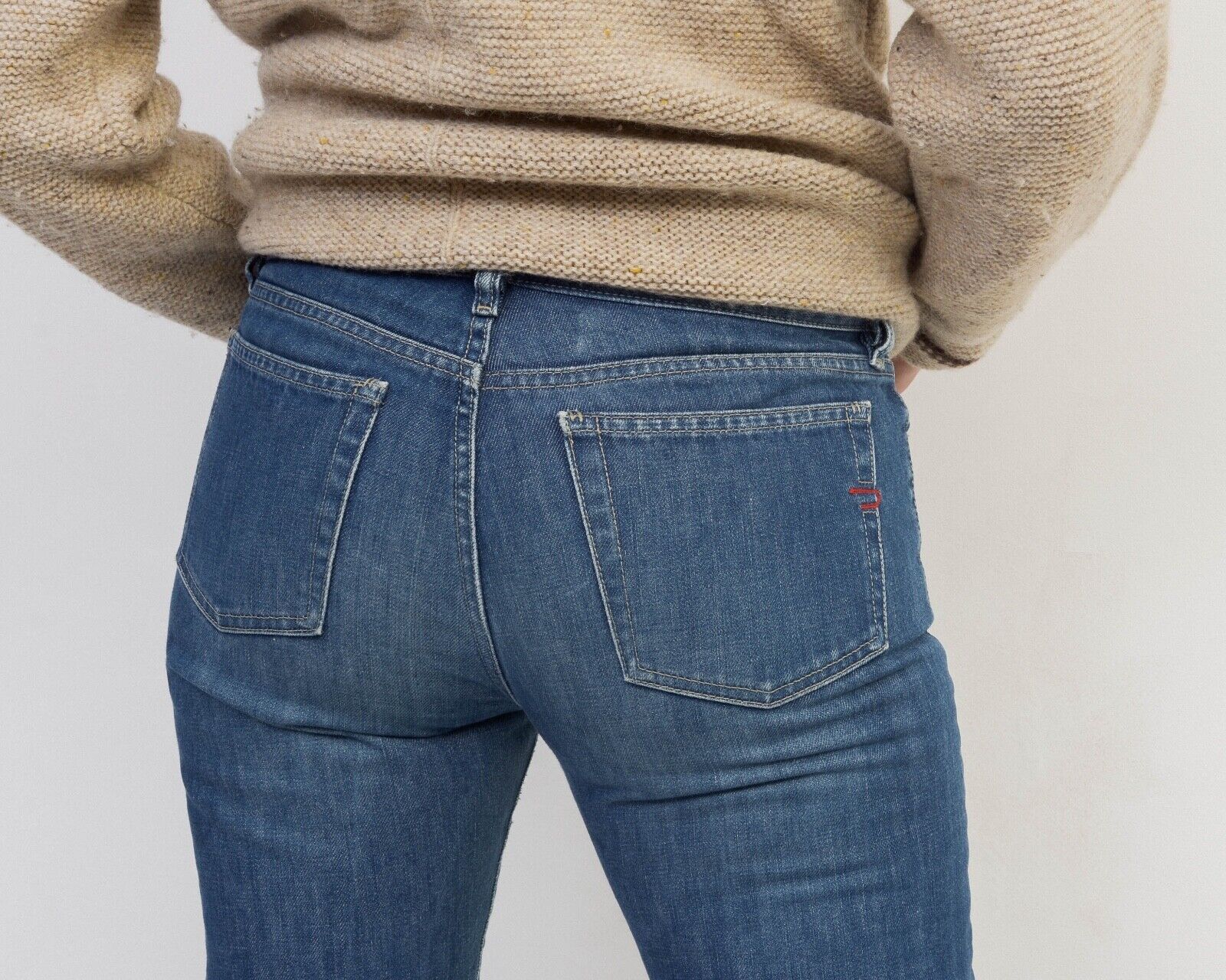 Diesel × Vintage Women Jeans Denim Trousers Pants W31 Bottoms Zip Fly Italy Size 31" - 4 Thumbnail