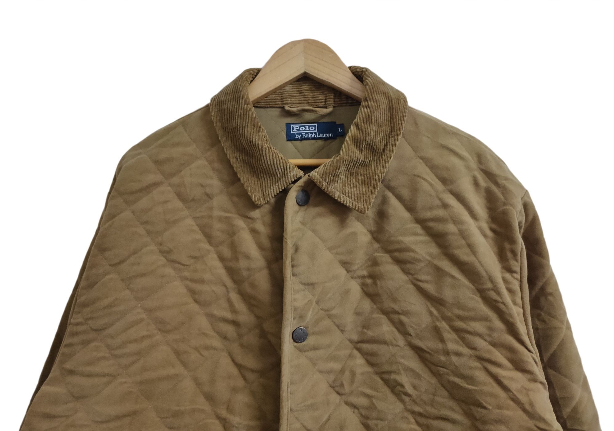 Polo Ralph Lauren Polo RL Wool Quilted Snap Button Chore Jacket Size US L / EU 52-54 / 3 - 2 Thumbnail