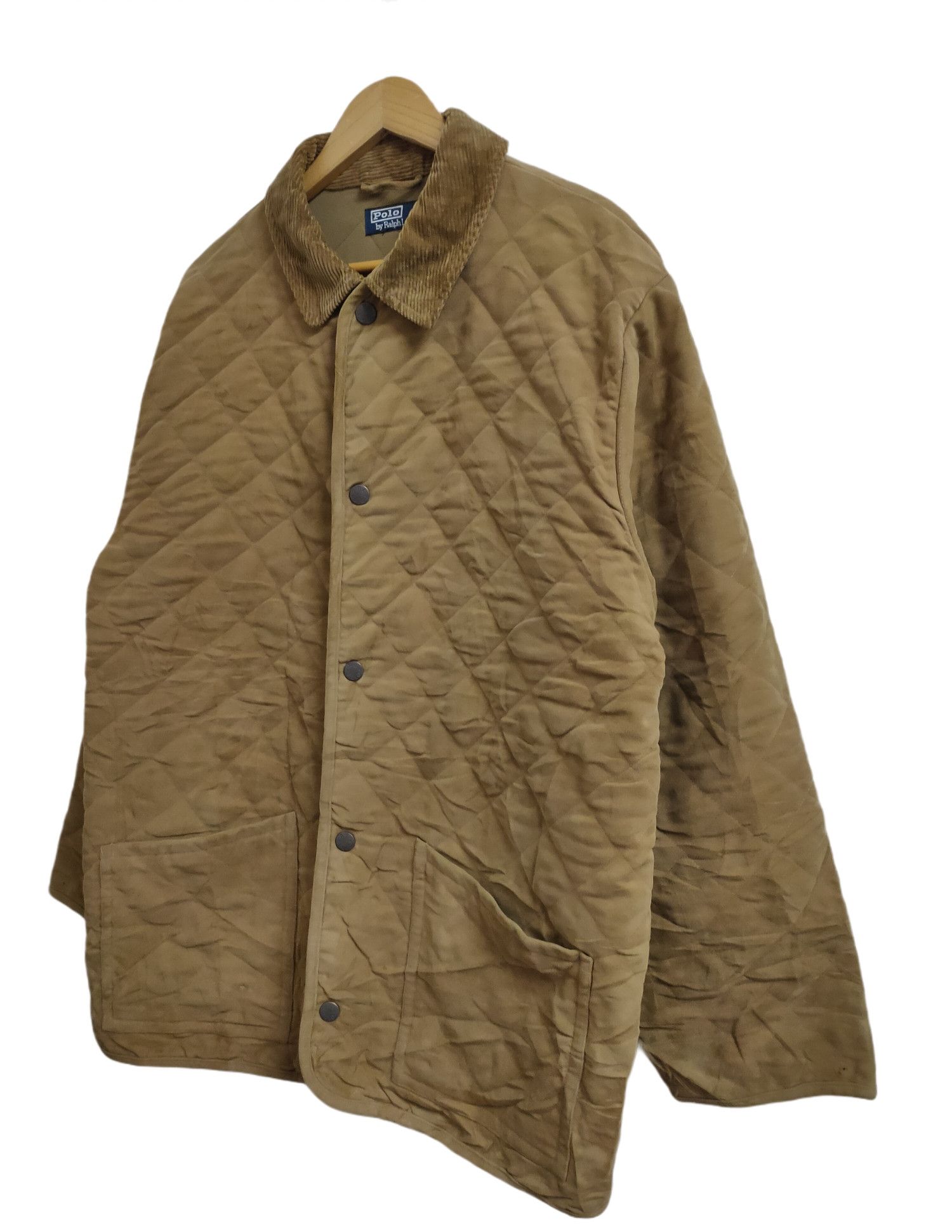 Polo Ralph Lauren Polo RL Wool Quilted Snap Button Chore Jacket Size US L / EU 52-54 / 3 - 3 Thumbnail