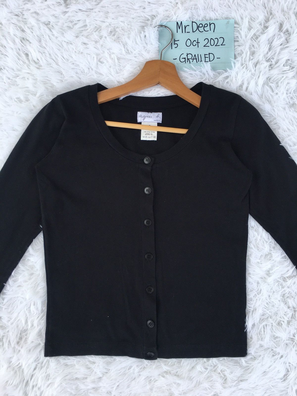 agnes b. Rare Agnes B. Longsleeve Shirt Size XS / US 0-2 / IT 36-38 - 1 Thumbnail