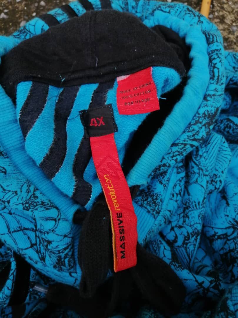 Massive Massive Revolution Allover Print Zipper Hoodie Size US XXL / EU 58 / 5 - 4 Thumbnail