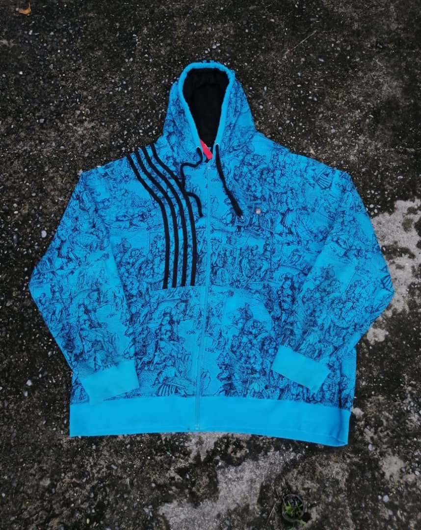Massive Massive Revolution Allover Print Zipper Hoodie Size US XXL / EU 58 / 5 - 1 Thumbnail