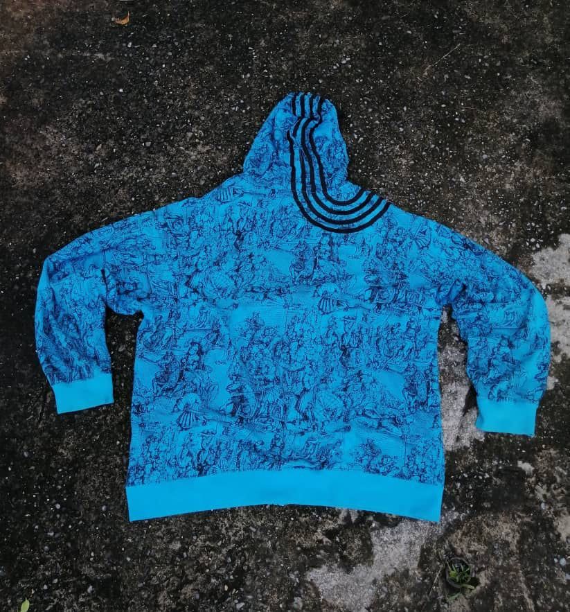 Massive Massive Revolution Allover Print Zipper Hoodie Size US XXL / EU 58 / 5 - 2 Thumbnail