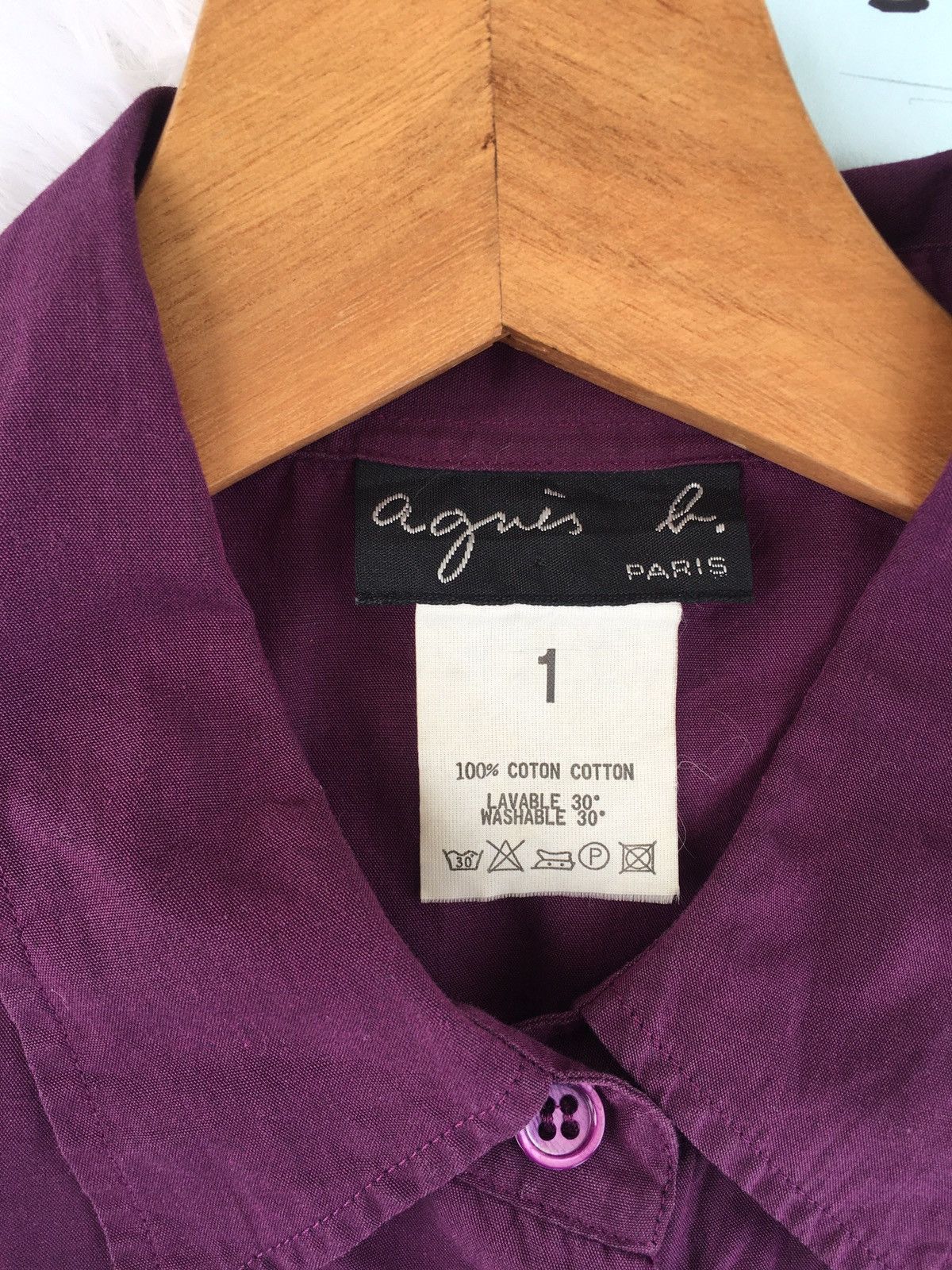 agnes b. Rare Agnes B. Collar Longsleeve Shirt Size S / US 4 / IT 40 - 7 Thumbnail