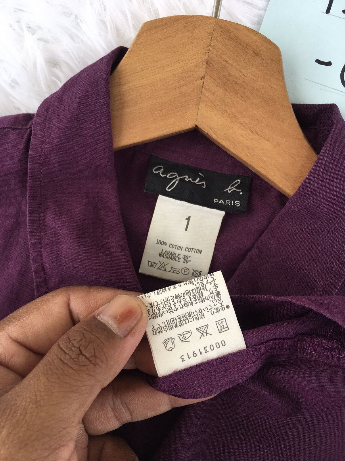 agnes b. Rare Agnes B. Collar Longsleeve Shirt Size S / US 4 / IT 40 - 10 Thumbnail