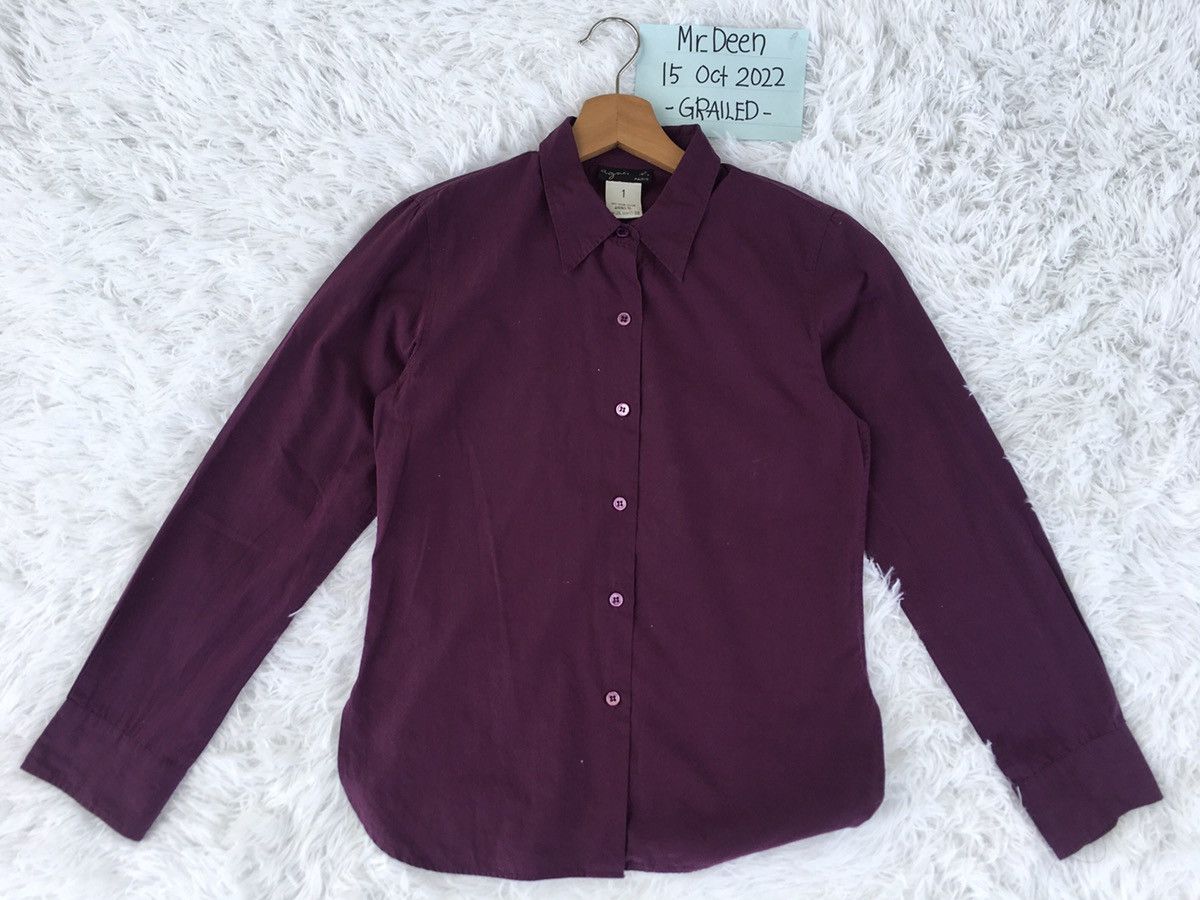 agnes b. Rare Agnes B. Collar Longsleeve Shirt Size S / US 4 / IT 40 - 3 Thumbnail