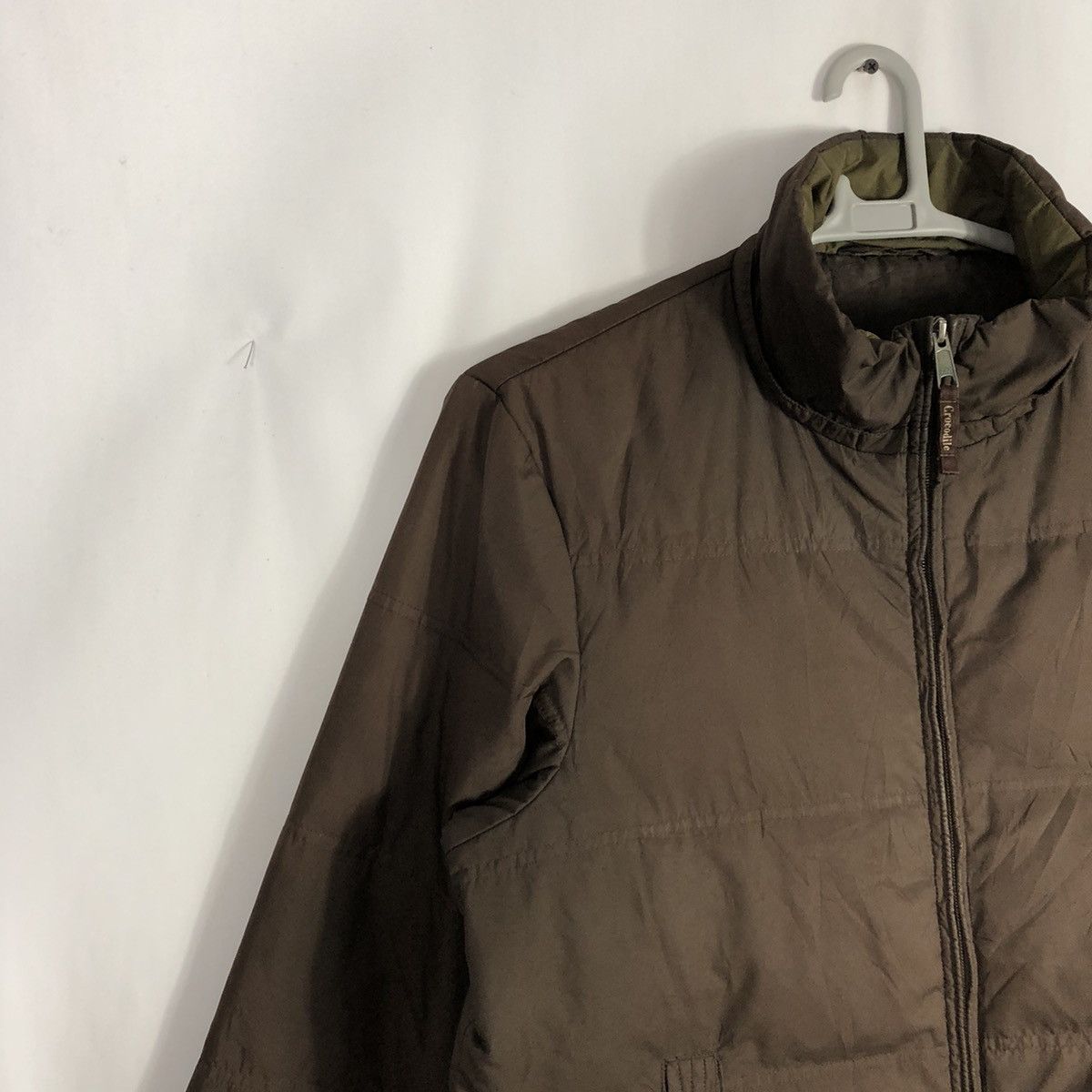 Japanese Brand × Vintage Vintage Crocodile Full Zipper Puffer Style Jacket Size US L / EU 52-54 / 3 - 7 Thumbnail
