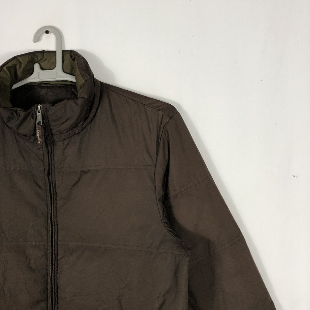 Japanese Brand × Vintage Vintage Crocodile Full Zipper Puffer Style Jacket Size US L / EU 52-54 / 3 - 5 Thumbnail