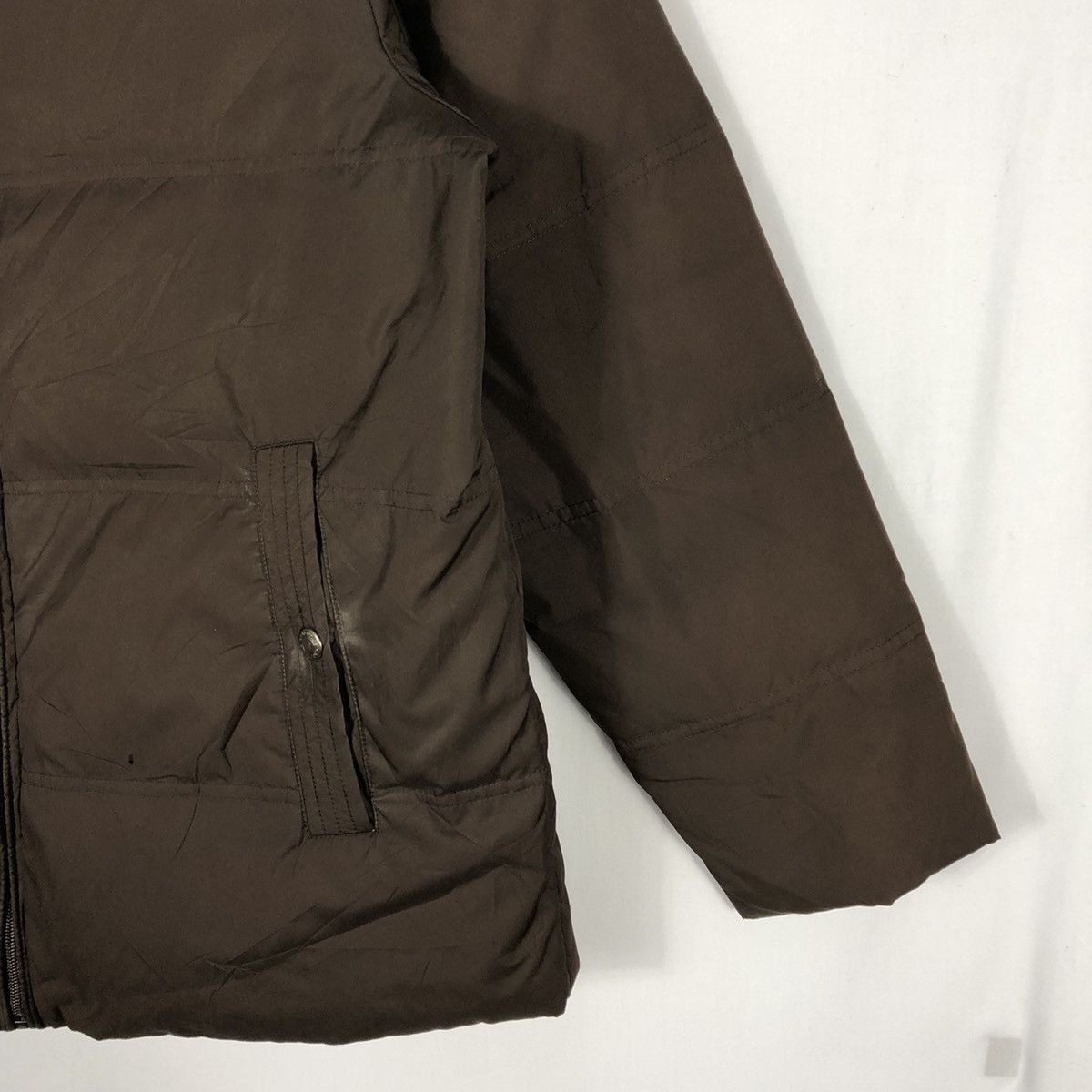 Japanese Brand × Vintage Vintage Crocodile Full Zipper Puffer Style Jacket Size US L / EU 52-54 / 3 - 6 Thumbnail