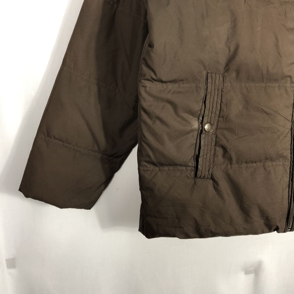 Japanese Brand × Vintage Vintage Crocodile Full Zipper Puffer Style Jacket Size US L / EU 52-54 / 3 - 8 Thumbnail