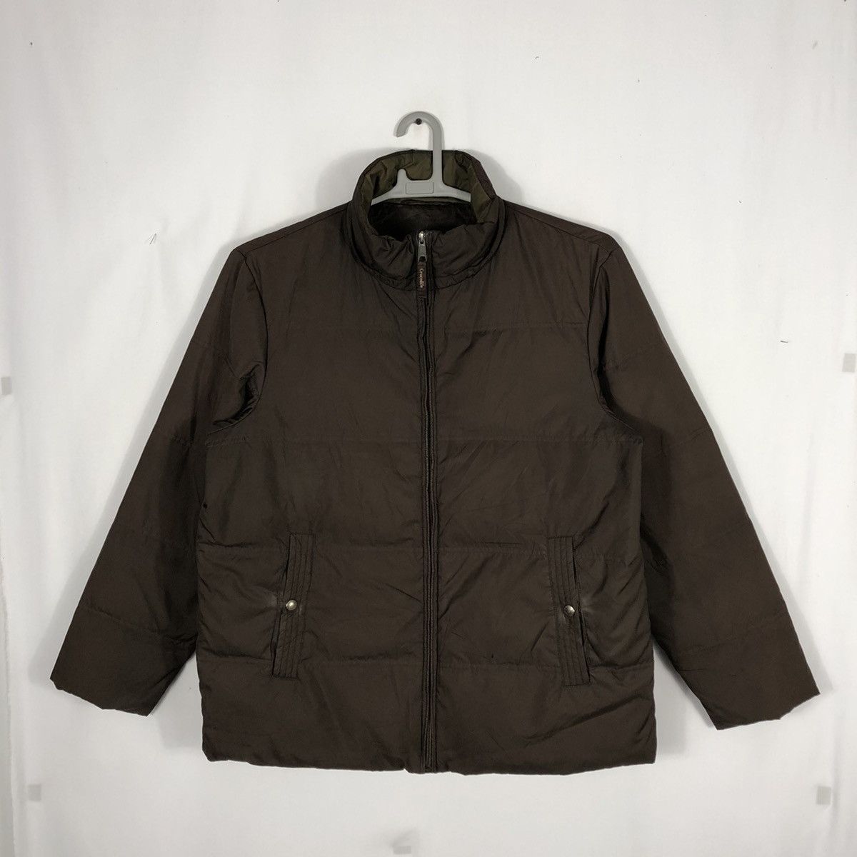 Japanese Brand × Vintage Vintage Crocodile Full Zipper Puffer Style Jacket Size US L / EU 52-54 / 3 - 1 Thumbnail