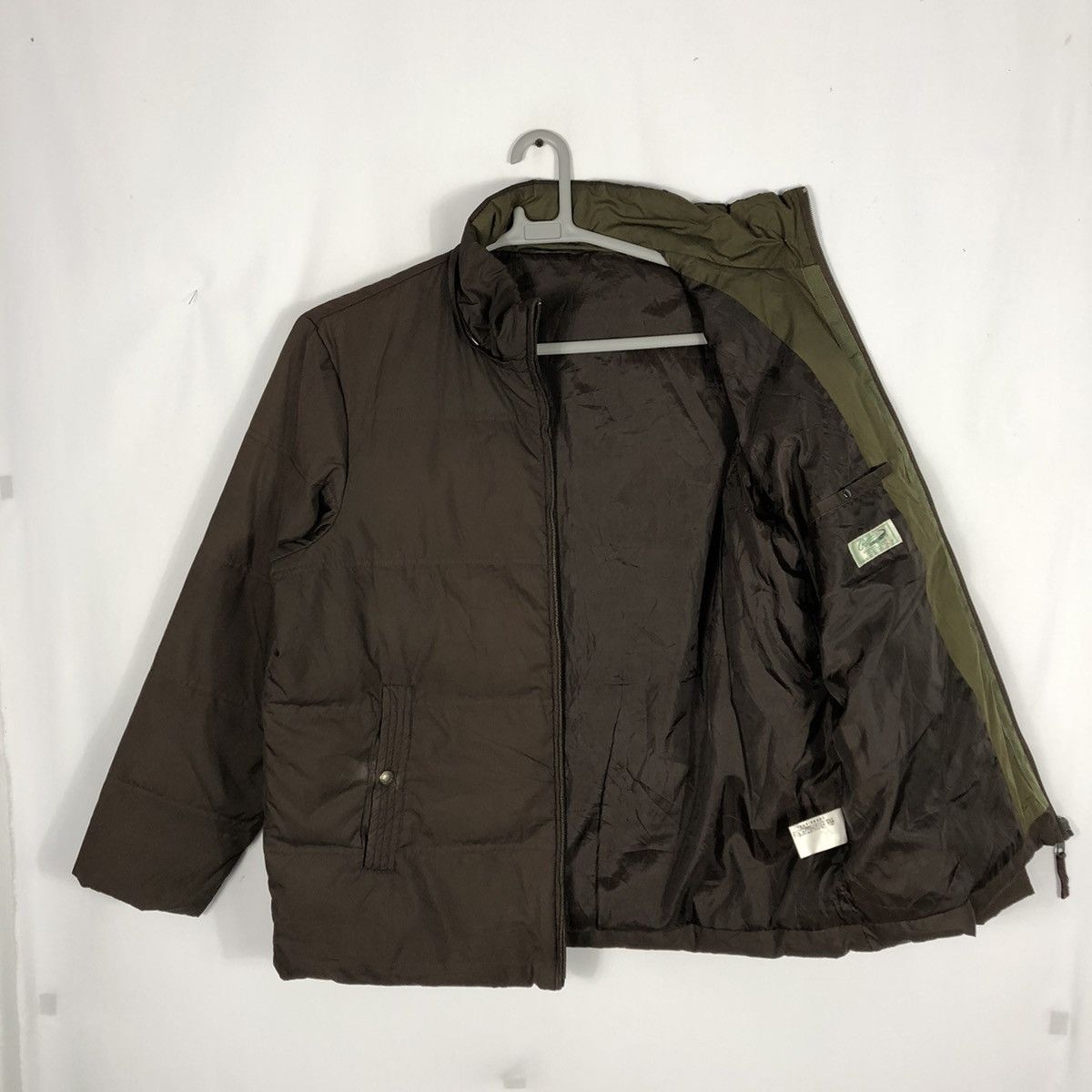 Japanese Brand × Vintage Vintage Crocodile Full Zipper Puffer Style Jacket Size US L / EU 52-54 / 3 - 10 Thumbnail
