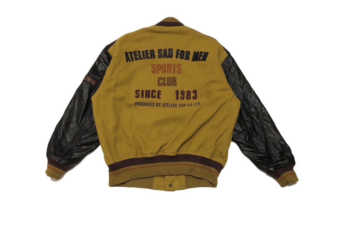 Japanese Brand × Vintage VJ31 Atelier SAB for Men Big Logo Varsity Jacket Size US L / EU 52-54 / 3 - 1 Thumbnail