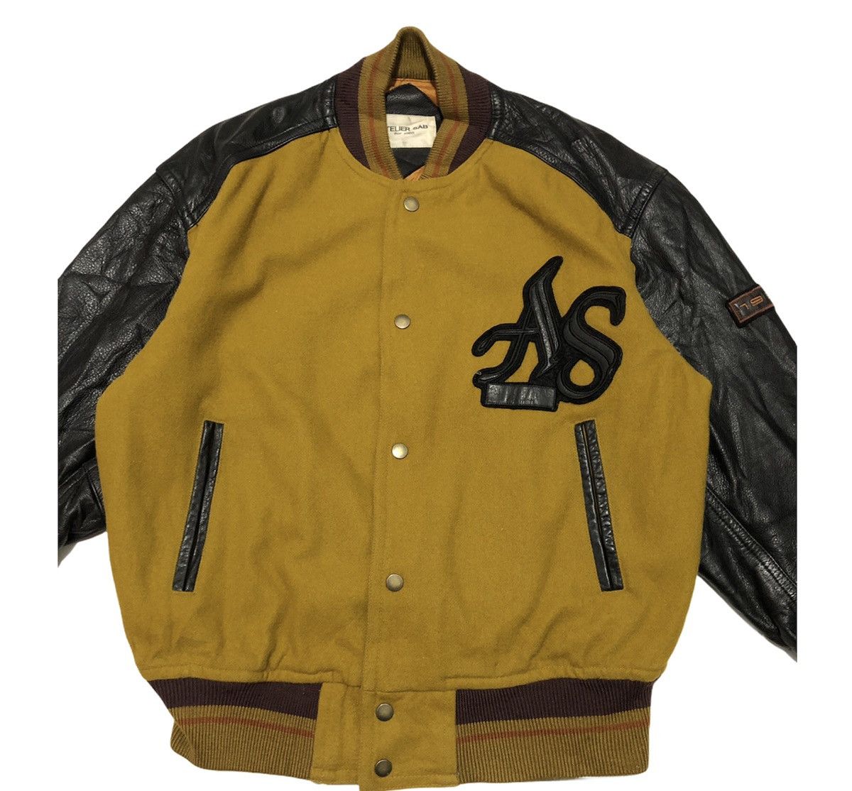 Japanese Brand × Vintage VJ31 Atelier SAB for Men Big Logo Varsity Jacket Size US L / EU 52-54 / 3 - 3 Thumbnail